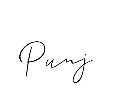Make a beautiful signature design for name Punj. Use this online signature maker to create a handwritten signature for free. Punj signature style 2 images and pictures png