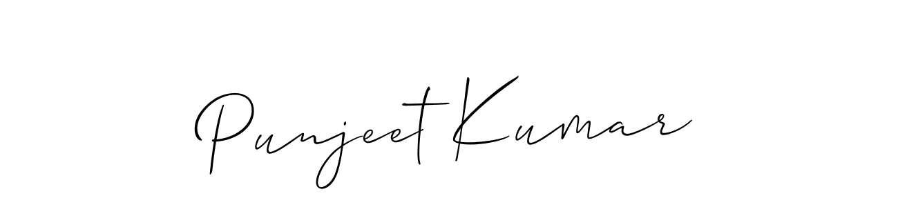if you are searching for the best signature style for your name Punjeet Kumar. so please give up your signature search. here we have designed multiple signature styles  using Allison_Script. Punjeet Kumar signature style 2 images and pictures png