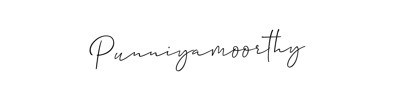 Make a beautiful signature design for name Punniyamoorthy. Use this online signature maker to create a handwritten signature for free. Punniyamoorthy signature style 2 images and pictures png