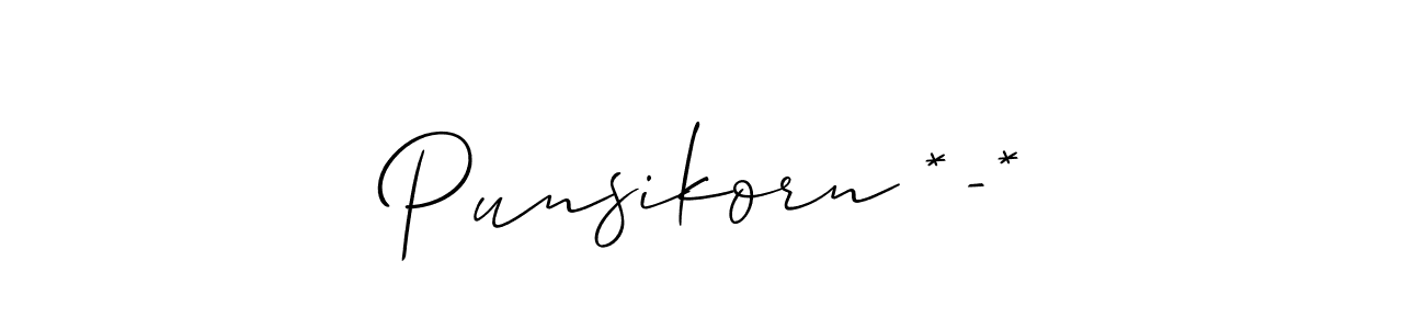 This is the best signature style for the Punsikorn *-* name. Also you like these signature font (Allison_Script). Mix name signature. Punsikorn *-* signature style 2 images and pictures png