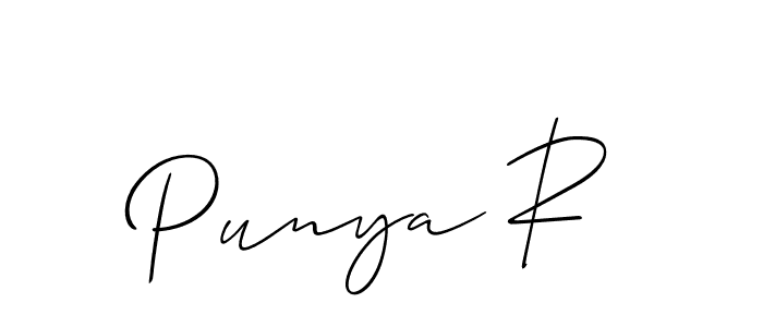 You can use this online signature creator to create a handwritten signature for the name Punya R. This is the best online autograph maker. Punya R signature style 2 images and pictures png