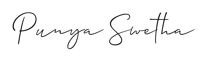How to make Punya Swetha name signature. Use Allison_Script style for creating short signs online. This is the latest handwritten sign. Punya Swetha signature style 2 images and pictures png