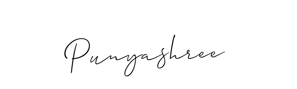 Also You can easily find your signature by using the search form. We will create Punyashree name handwritten signature images for you free of cost using Allison_Script sign style. Punyashree signature style 2 images and pictures png