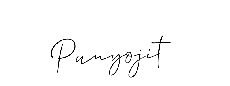 Once you've used our free online signature maker to create your best signature Allison_Script style, it's time to enjoy all of the benefits that Punyojit name signing documents. Punyojit signature style 2 images and pictures png