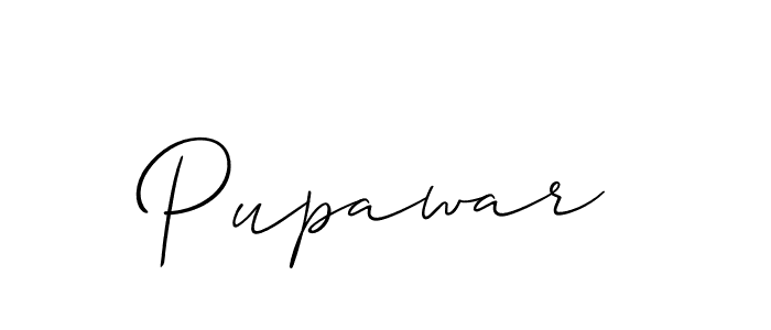 Allison_Script is a professional signature style that is perfect for those who want to add a touch of class to their signature. It is also a great choice for those who want to make their signature more unique. Get Pupawar name to fancy signature for free. Pupawar signature style 2 images and pictures png