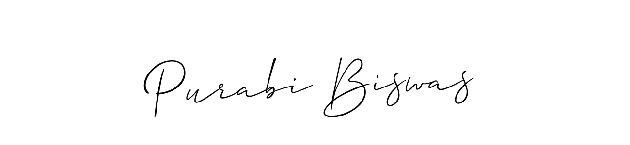 Once you've used our free online signature maker to create your best signature Allison_Script style, it's time to enjoy all of the benefits that Purabi Biswas name signing documents. Purabi Biswas signature style 2 images and pictures png