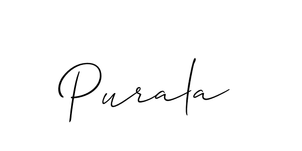 Also You can easily find your signature by using the search form. We will create Purala name handwritten signature images for you free of cost using Allison_Script sign style. Purala signature style 2 images and pictures png