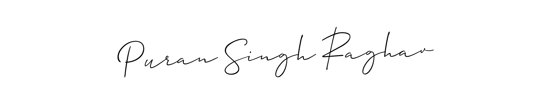 Once you've used our free online signature maker to create your best signature Allison_Script style, it's time to enjoy all of the benefits that Puran Singh Raghav name signing documents. Puran Singh Raghav signature style 2 images and pictures png