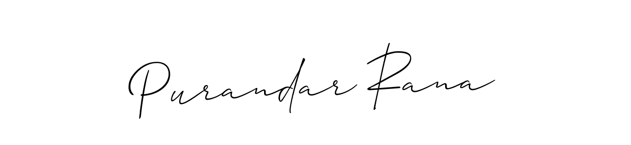 Best and Professional Signature Style for Purandar Rana. Allison_Script Best Signature Style Collection. Purandar Rana signature style 2 images and pictures png
