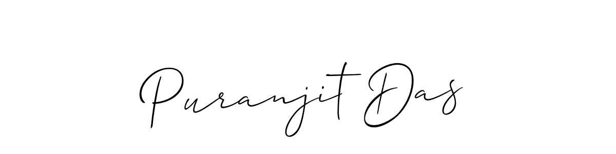 Also You can easily find your signature by using the search form. We will create Puranjit Das name handwritten signature images for you free of cost using Allison_Script sign style. Puranjit Das signature style 2 images and pictures png