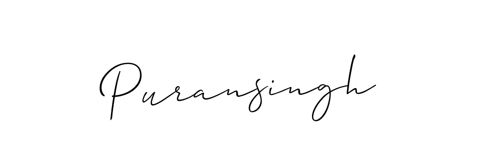 You can use this online signature creator to create a handwritten signature for the name Puransingh. This is the best online autograph maker. Puransingh signature style 2 images and pictures png