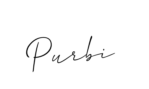 Also we have Purbi name is the best signature style. Create professional handwritten signature collection using Allison_Script autograph style. Purbi signature style 2 images and pictures png