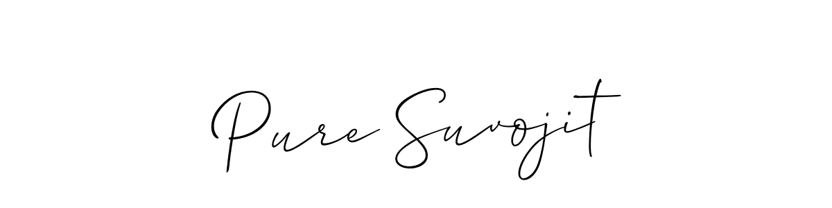 Check out images of Autograph of Pure Suvojit name. Actor Pure Suvojit Signature Style. Allison_Script is a professional sign style online. Pure Suvojit signature style 2 images and pictures png