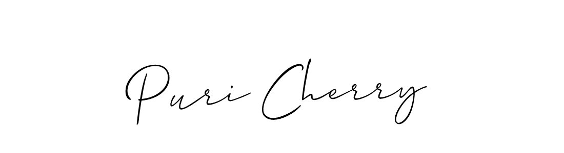 Once you've used our free online signature maker to create your best signature Allison_Script style, it's time to enjoy all of the benefits that Puri Cherry name signing documents. Puri Cherry signature style 2 images and pictures png