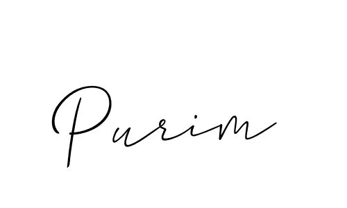 Purim stylish signature style. Best Handwritten Sign (Allison_Script) for my name. Handwritten Signature Collection Ideas for my name Purim. Purim signature style 2 images and pictures png