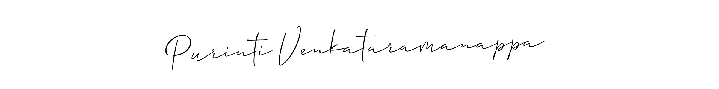 How to make Purinti Venkataramanappa signature? Allison_Script is a professional autograph style. Create handwritten signature for Purinti Venkataramanappa name. Purinti Venkataramanappa signature style 2 images and pictures png