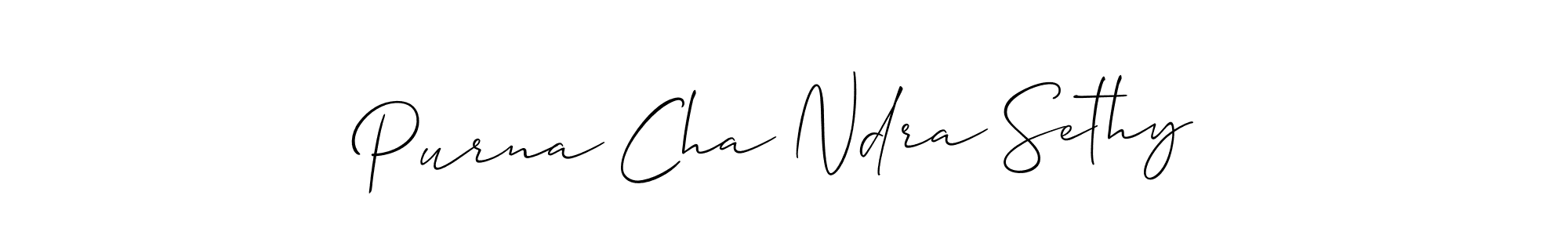 Similarly Allison_Script is the best handwritten signature design. Signature creator online .You can use it as an online autograph creator for name Purna Cha Ndra Sethy. Purna Cha Ndra Sethy signature style 2 images and pictures png