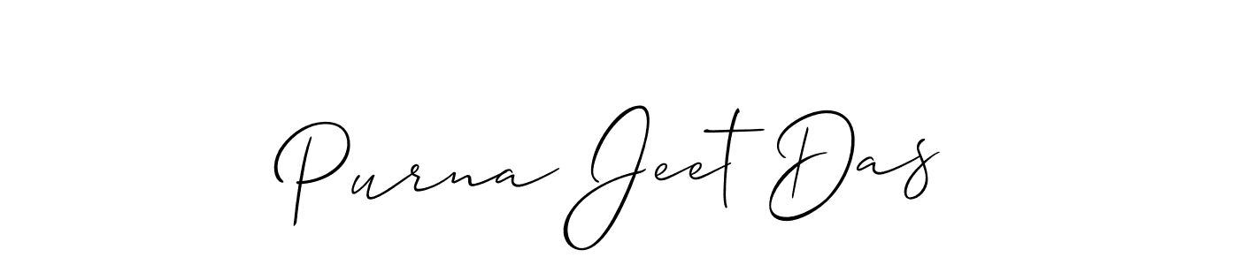 You should practise on your own different ways (Allison_Script) to write your name (Purna Jeet Das) in signature. don't let someone else do it for you. Purna Jeet Das signature style 2 images and pictures png