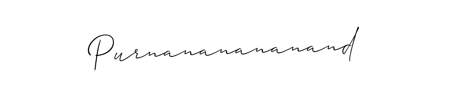 Best and Professional Signature Style for Purnananananand. Allison_Script Best Signature Style Collection. Purnananananand signature style 2 images and pictures png