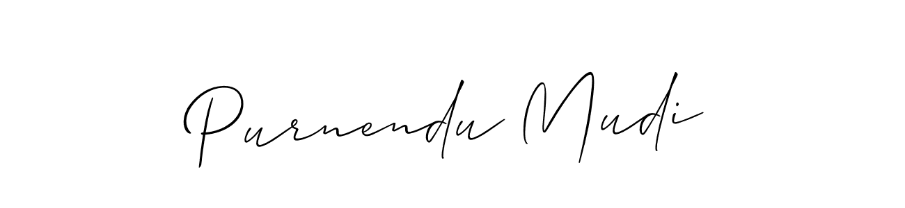 Best and Professional Signature Style for Purnendu Mudi. Allison_Script Best Signature Style Collection. Purnendu Mudi signature style 2 images and pictures png