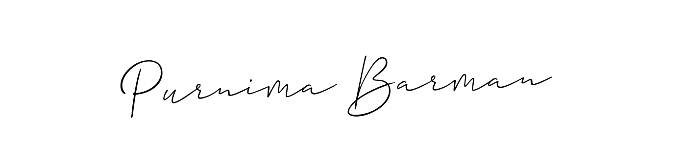 if you are searching for the best signature style for your name Purnima Barman. so please give up your signature search. here we have designed multiple signature styles  using Allison_Script. Purnima Barman signature style 2 images and pictures png