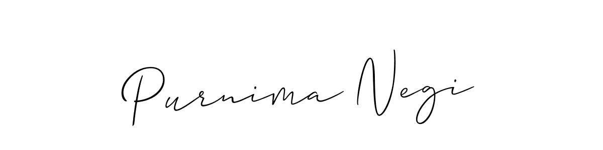 Best and Professional Signature Style for Purnima Negi. Allison_Script Best Signature Style Collection. Purnima Negi signature style 2 images and pictures png