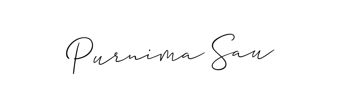 Make a beautiful signature design for name Purnima Sau. Use this online signature maker to create a handwritten signature for free. Purnima Sau signature style 2 images and pictures png
