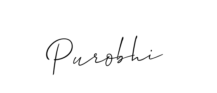 Once you've used our free online signature maker to create your best signature Allison_Script style, it's time to enjoy all of the benefits that Purobhi name signing documents. Purobhi signature style 2 images and pictures png