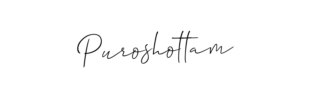 Best and Professional Signature Style for Puroshottam. Allison_Script Best Signature Style Collection. Puroshottam signature style 2 images and pictures png