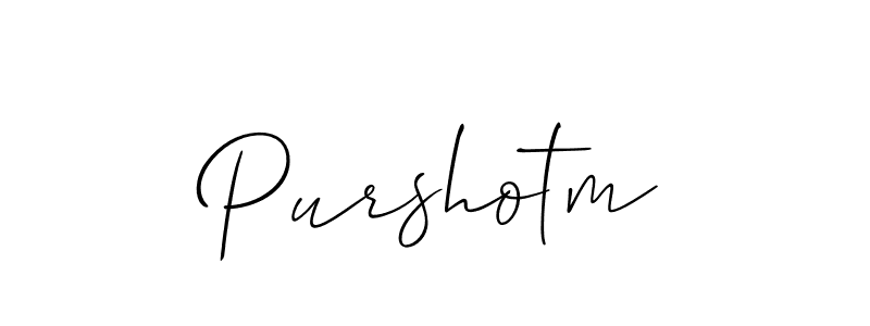 You should practise on your own different ways (Allison_Script) to write your name (Purshotm) in signature. don't let someone else do it for you. Purshotm signature style 2 images and pictures png