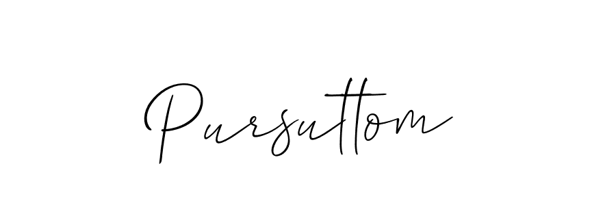 Best and Professional Signature Style for Pursuttom. Allison_Script Best Signature Style Collection. Pursuttom signature style 2 images and pictures png