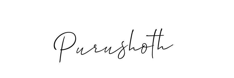 Make a beautiful signature design for name Purushoth. Use this online signature maker to create a handwritten signature for free. Purushoth signature style 2 images and pictures png
