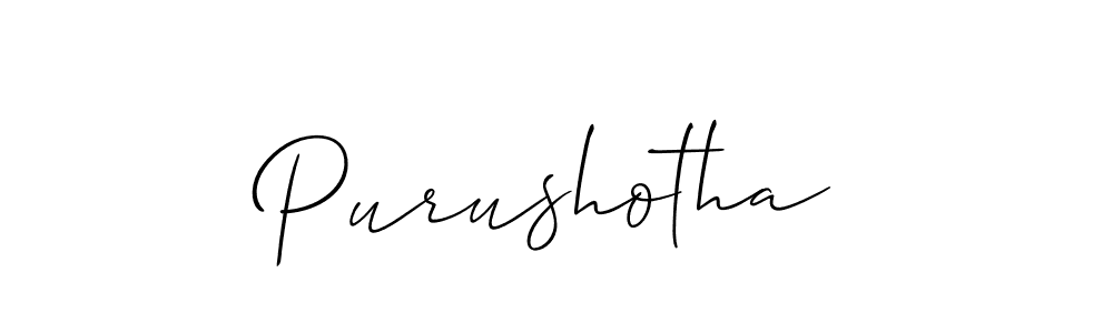 Best and Professional Signature Style for Purushotha. Allison_Script Best Signature Style Collection. Purushotha signature style 2 images and pictures png