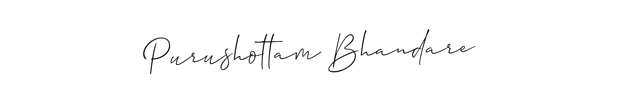 You can use this online signature creator to create a handwritten signature for the name Purushottam Bhandare. This is the best online autograph maker. Purushottam Bhandare signature style 2 images and pictures png