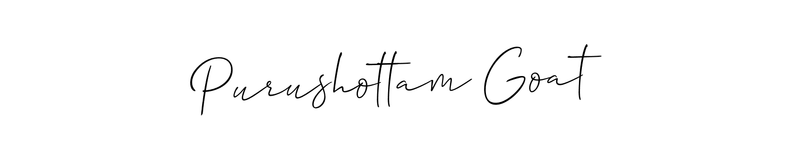 See photos of Purushottam Goat official signature by Spectra . Check more albums & portfolios. Read reviews & check more about Allison_Script font. Purushottam Goat signature style 2 images and pictures png