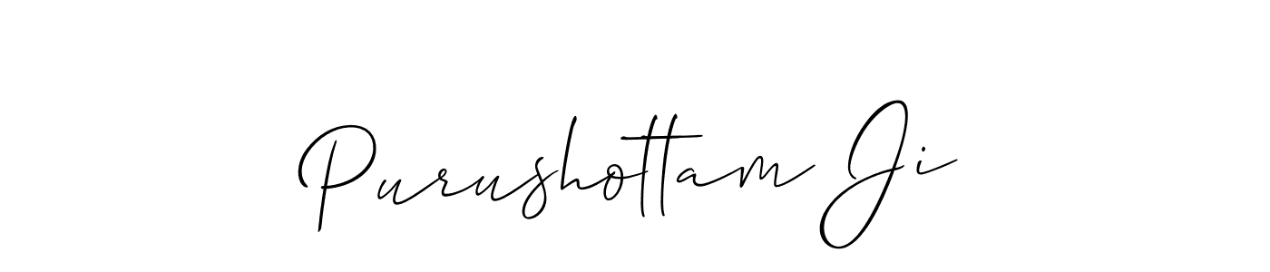 Make a short Purushottam Ji signature style. Manage your documents anywhere anytime using Allison_Script. Create and add eSignatures, submit forms, share and send files easily. Purushottam Ji signature style 2 images and pictures png