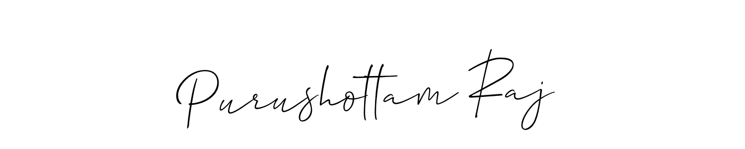 Make a short Purushottam Raj signature style. Manage your documents anywhere anytime using Allison_Script. Create and add eSignatures, submit forms, share and send files easily. Purushottam Raj signature style 2 images and pictures png