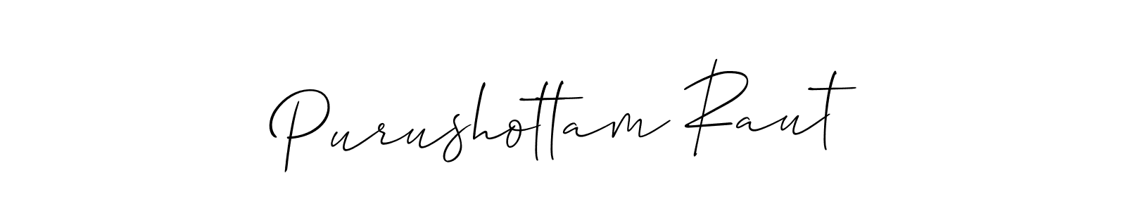 It looks lik you need a new signature style for name Purushottam Raut. Design unique handwritten (Allison_Script) signature with our free signature maker in just a few clicks. Purushottam Raut signature style 2 images and pictures png