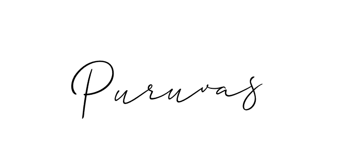 How to make Puruvas name signature. Use Allison_Script style for creating short signs online. This is the latest handwritten sign. Puruvas signature style 2 images and pictures png