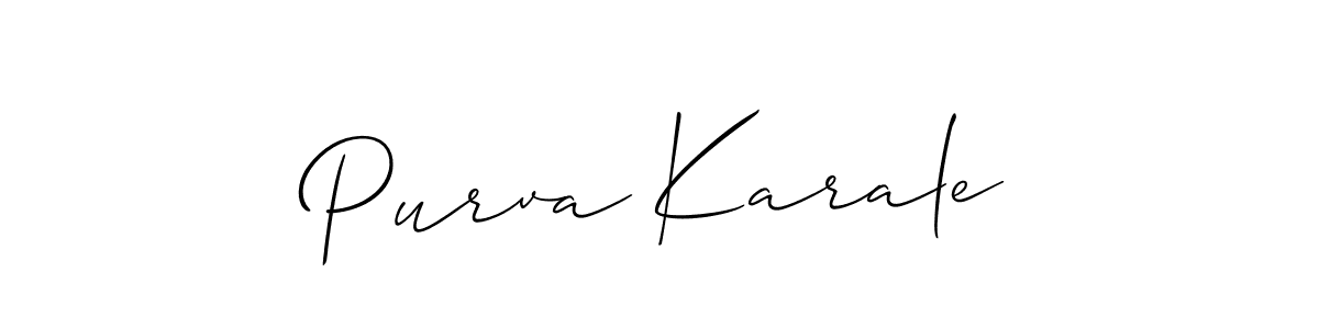 Check out images of Autograph of Purva Karale name. Actor Purva Karale Signature Style. Allison_Script is a professional sign style online. Purva Karale signature style 2 images and pictures png