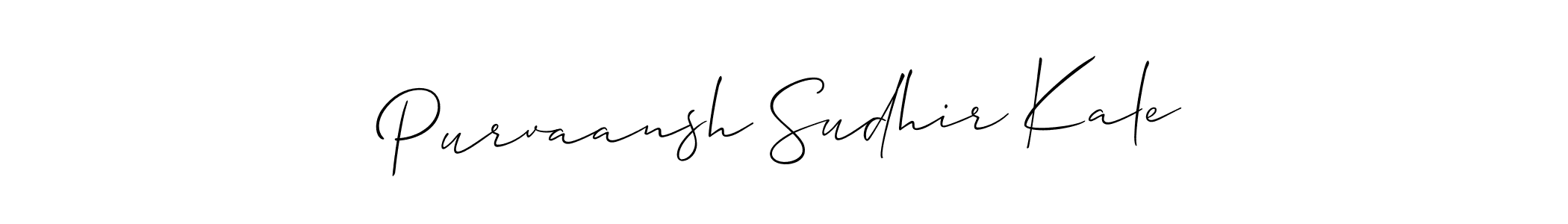 Make a beautiful signature design for name Purvaansh Sudhir Kale. Use this online signature maker to create a handwritten signature for free. Purvaansh Sudhir Kale signature style 2 images and pictures png
