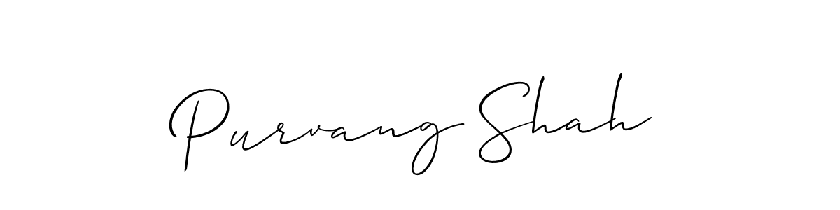 This is the best signature style for the Purvang Shah name. Also you like these signature font (Allison_Script). Mix name signature. Purvang Shah signature style 2 images and pictures png