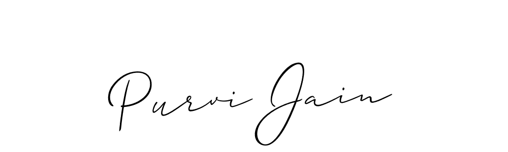 Make a short Purvi Jain signature style. Manage your documents anywhere anytime using Allison_Script. Create and add eSignatures, submit forms, share and send files easily. Purvi Jain signature style 2 images and pictures png