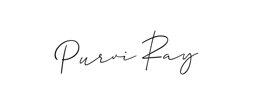 Also You can easily find your signature by using the search form. We will create Purvi Ray name handwritten signature images for you free of cost using Allison_Script sign style. Purvi Ray signature style 2 images and pictures png