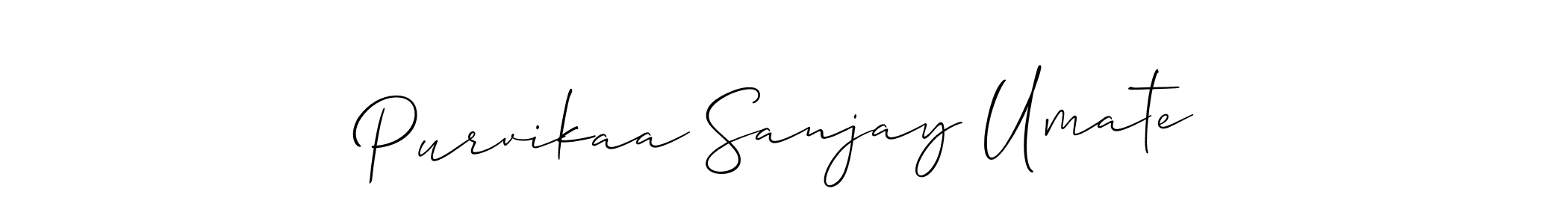 Once you've used our free online signature maker to create your best signature Allison_Script style, it's time to enjoy all of the benefits that Purvikaa Sanjay Umate name signing documents. Purvikaa Sanjay Umate signature style 2 images and pictures png