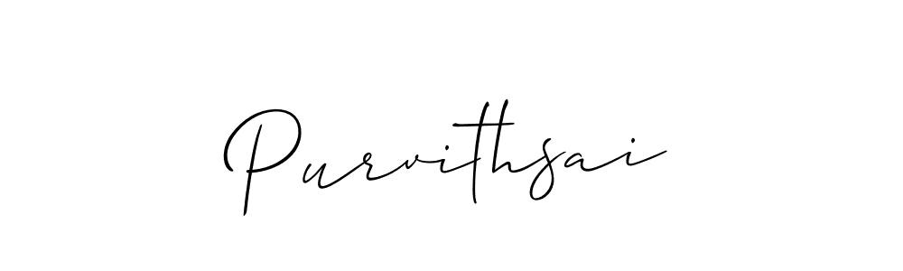 Make a short Purvithsai signature style. Manage your documents anywhere anytime using Allison_Script. Create and add eSignatures, submit forms, share and send files easily. Purvithsai signature style 2 images and pictures png