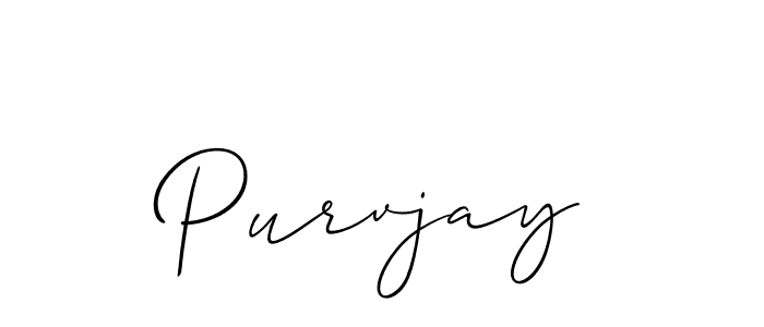 It looks lik you need a new signature style for name Purvjay. Design unique handwritten (Allison_Script) signature with our free signature maker in just a few clicks. Purvjay signature style 2 images and pictures png