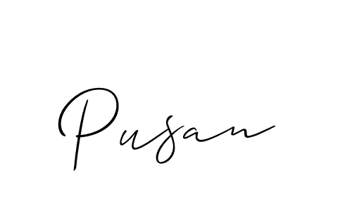 if you are searching for the best signature style for your name Pusan. so please give up your signature search. here we have designed multiple signature styles  using Allison_Script. Pusan signature style 2 images and pictures png