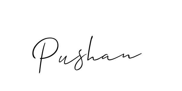 The best way (Allison_Script) to make a short signature is to pick only two or three words in your name. The name Pushan include a total of six letters. For converting this name. Pushan signature style 2 images and pictures png