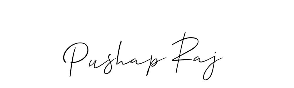 Design your own signature with our free online signature maker. With this signature software, you can create a handwritten (Allison_Script) signature for name Pushap Raj. Pushap Raj signature style 2 images and pictures png